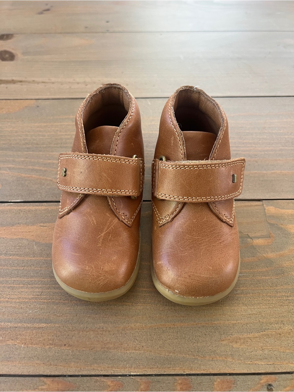 Bobux Step Up First Walkers Brown Leather Shoes - Size 5
